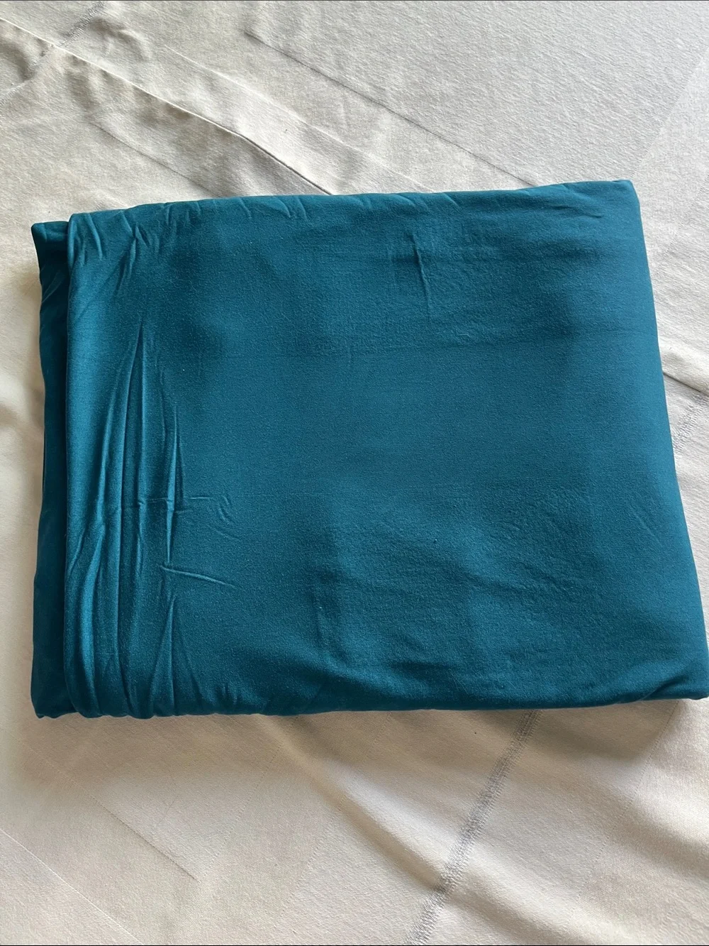 Teal Stretchy Knit Fabric Bolt - Deep Teal 4 Yards